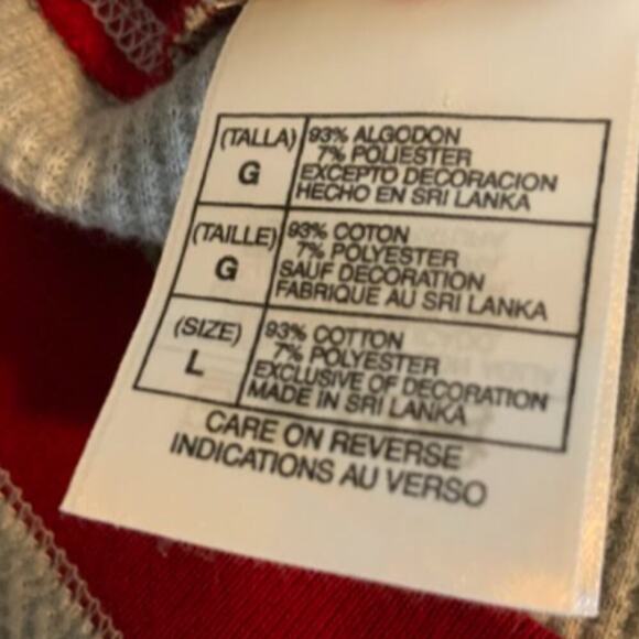 Disney Store Men's Waffle Knit Embroidered Santa 1/4 Button Front Shirt Sz Large - Picture 6 of 6